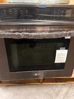 LG Air Fry with Easy Clean 30 inch Smart Compatible Single Electric Wall Oven with Air Fry Single-fan and Self-cleaning ( PrintProof Stainless Steel )